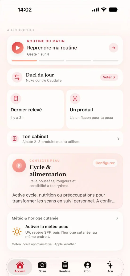 Acuence · Aujourd'hui